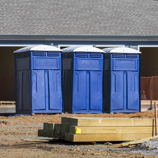 what is the maximum capacity for a single portable restroom in Wylliesburg VA